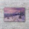 Picture of 'Sunset Mountain', Original Acrylic  Painting / Print on Canvas , 36" x 24" x .75"