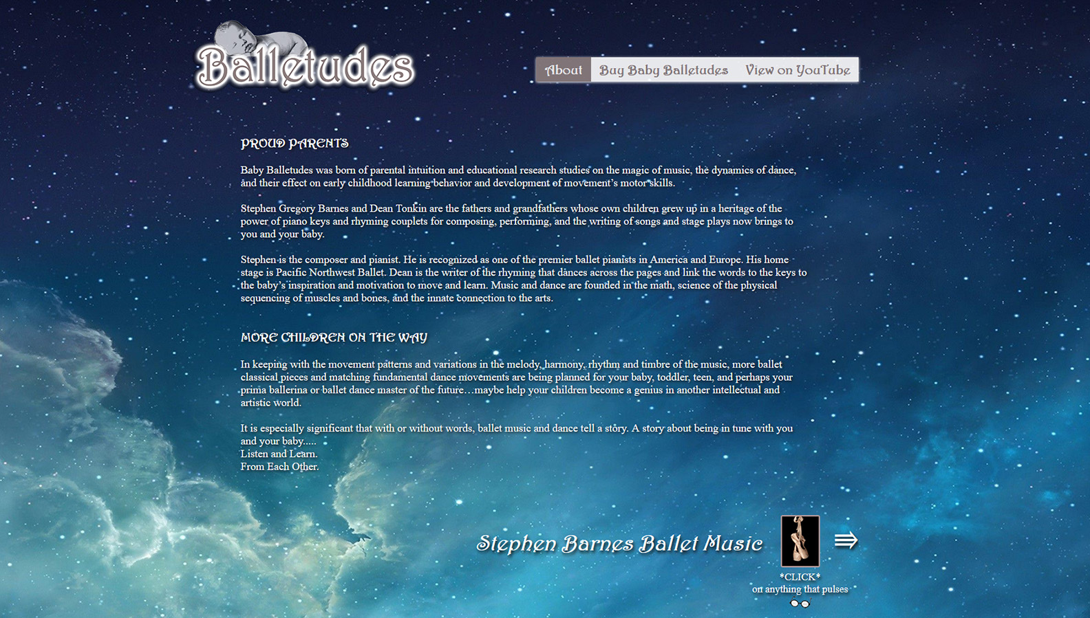 Baby Balletudes - Stephen Barnes Ballet Music