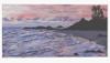 Picture of Original Acrylic Painting, Print on Canvas, 'Sunset Tide', 36" x 18" x .75"
