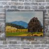 Picture of 'Bettas Barn',  Original Acrylic Painting / Print on Canvas,  36" x 24" x .75"