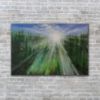 Picture of 'Forest Morning', Original Acrylic Painting / Print on Canvas, 3' x 2'