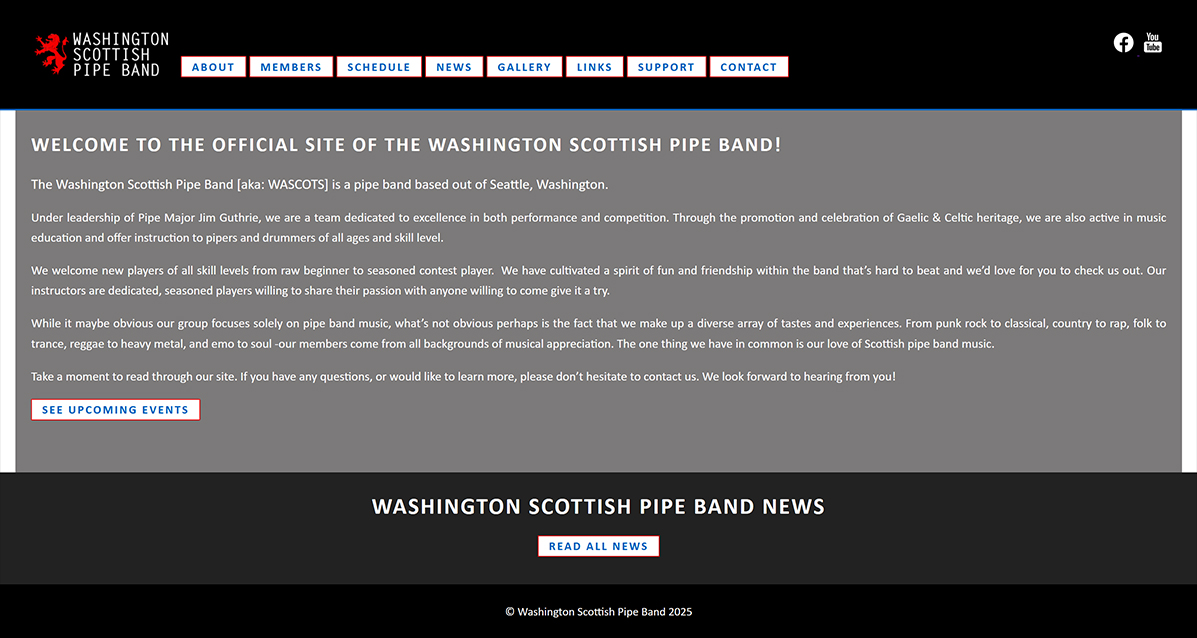 Washington Scottish Pipe Band